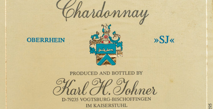 Chardonnay SJ 1995 vom Weingut Karl-Heinz Johner