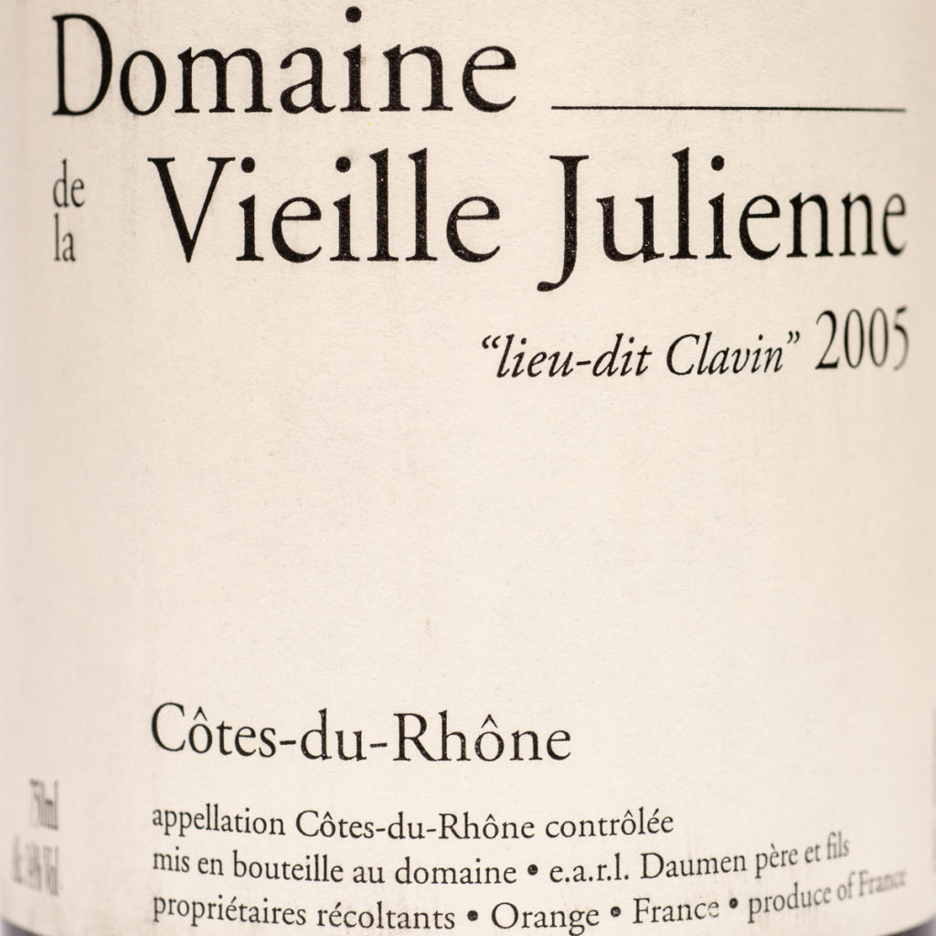 Cotes-du-Rhone 2005 - Domaine de la Vieille Julienne