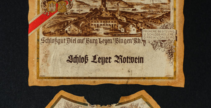 Schloß Leyer Rotwein 1963 – kurioser Weinfund