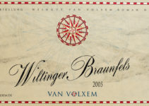 Riesling Wiltinger Braunfels 2005 – Weingut Van Volxem