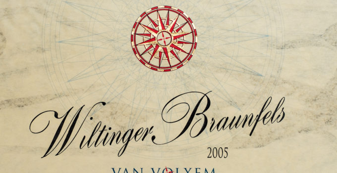 Riesling Wiltinger Braunfels 2005 – Weingut Van Volxem