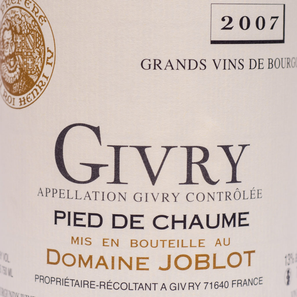 Givry Pied de Chaume 2007