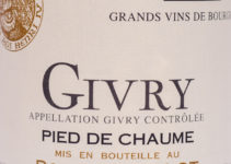 2007 Givry Pied de Chaume Chardonnay von der Domaine Joblot