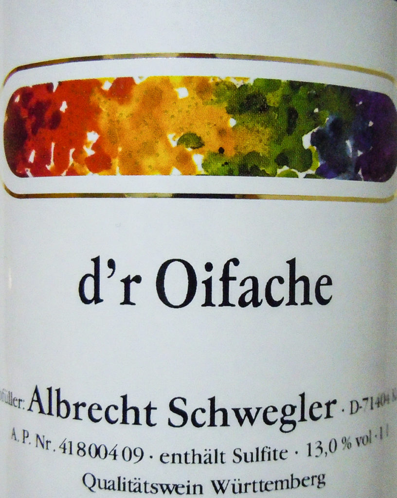 d´r Oifache