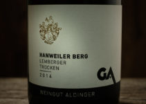 Hanweiler Berg Lemberger 2014 – Weingut Aldinger