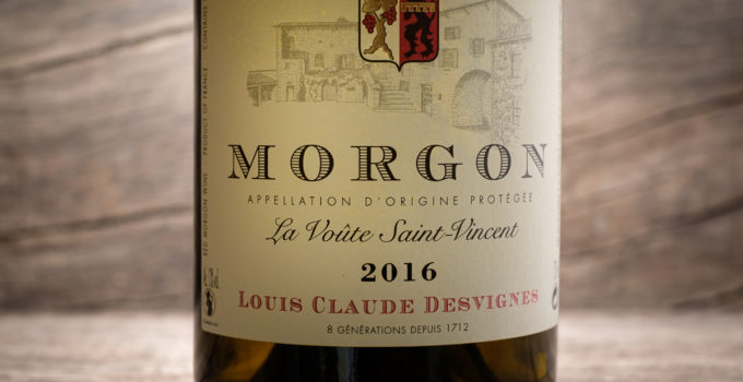 Morgon La Voûte Saint Vincent 2016 von Louis Claude Devignes