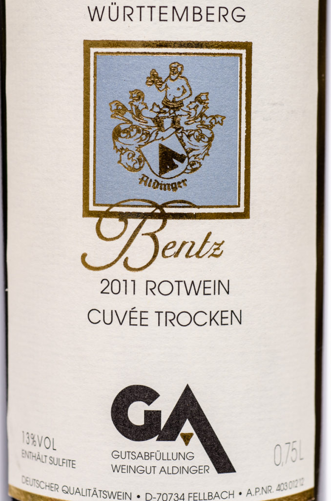 Bentz 2011 Rotwein Cuvee