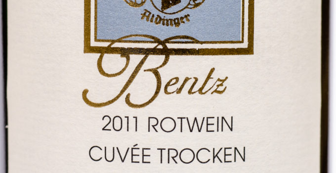 Bentz Cuvee Rotwein 2011 trocken vom Weingut Aldinger