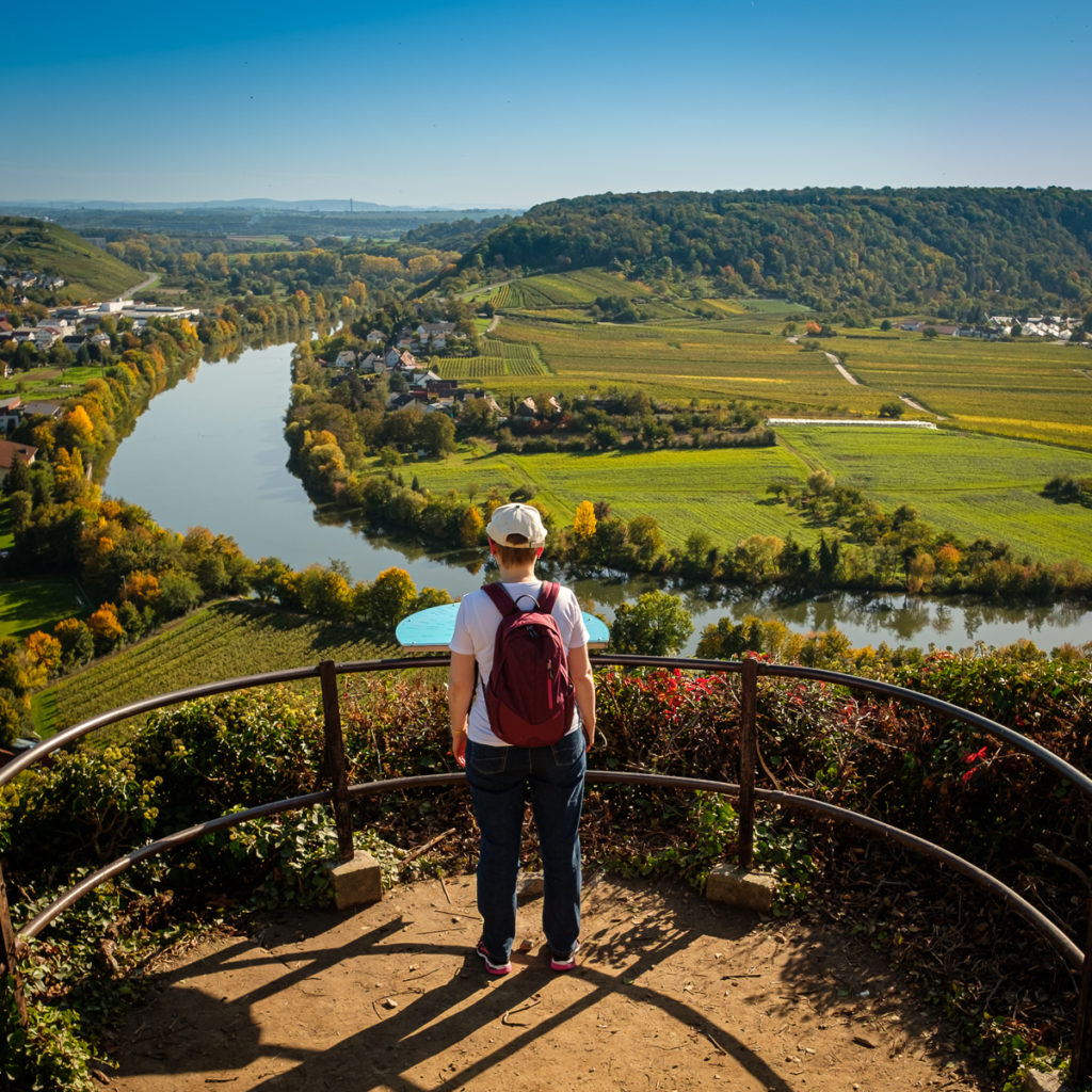 Blick von der Käsbergkanzel