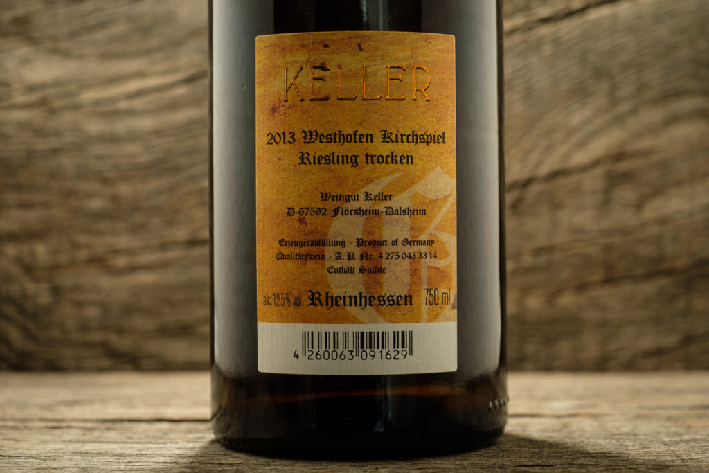 Westhofen Kirchspiel Riesling 2013 - Weingut Keller Rheinhessen