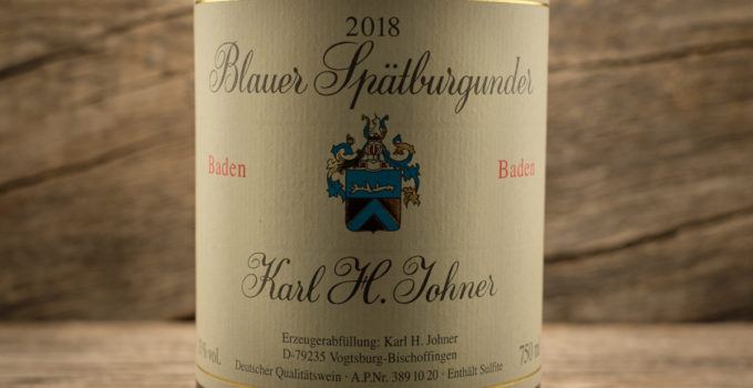 Blauer Spätburgunder 2018 – Karl H. Johner