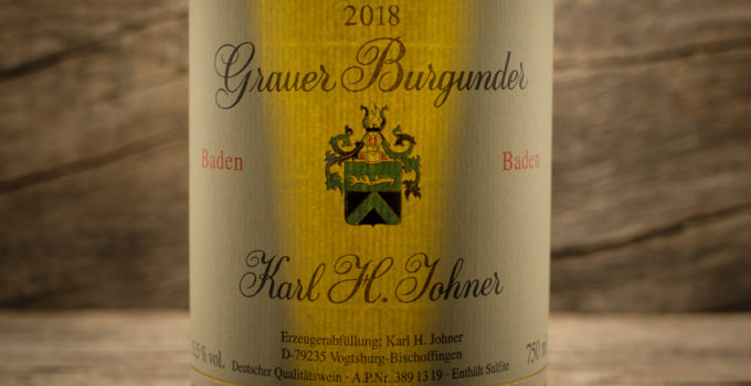 Grauer Burgunder 2018 – Karl H. Johner