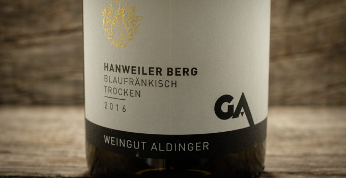 Hanweiler Berg Blaufränkisch 2016 – Weingut Aldinger