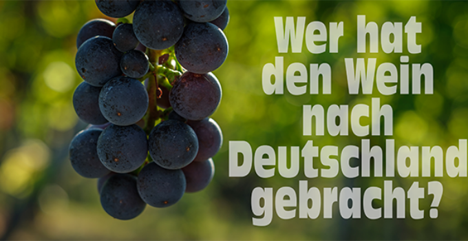 Wer hat den Wein nach Deutschland gebracht?