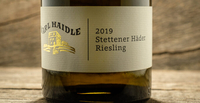 Stettener Häder Riesling 2019 – Weingut Karl Haidle