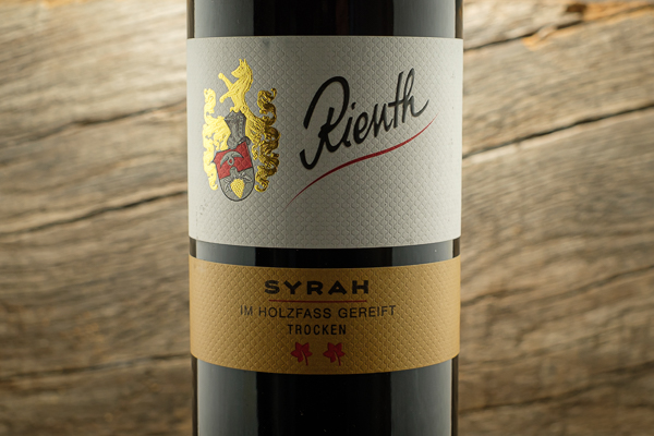 Syrah im Holzfass gereift 2017 - Weingut Rienth