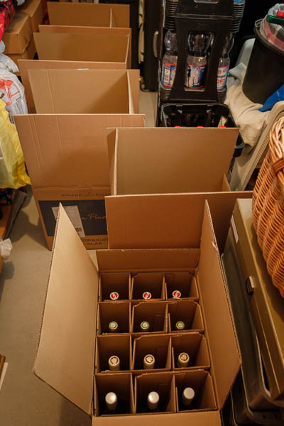 Neue Weinlieferung - 5x 12er Kartons