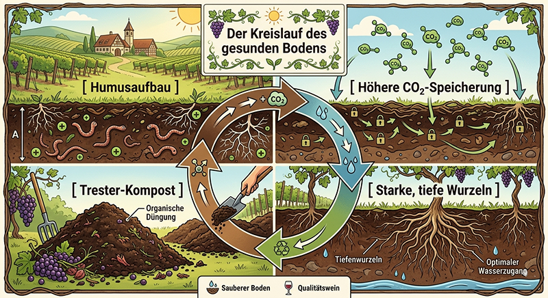 Kreislauf des gesunden Bodens